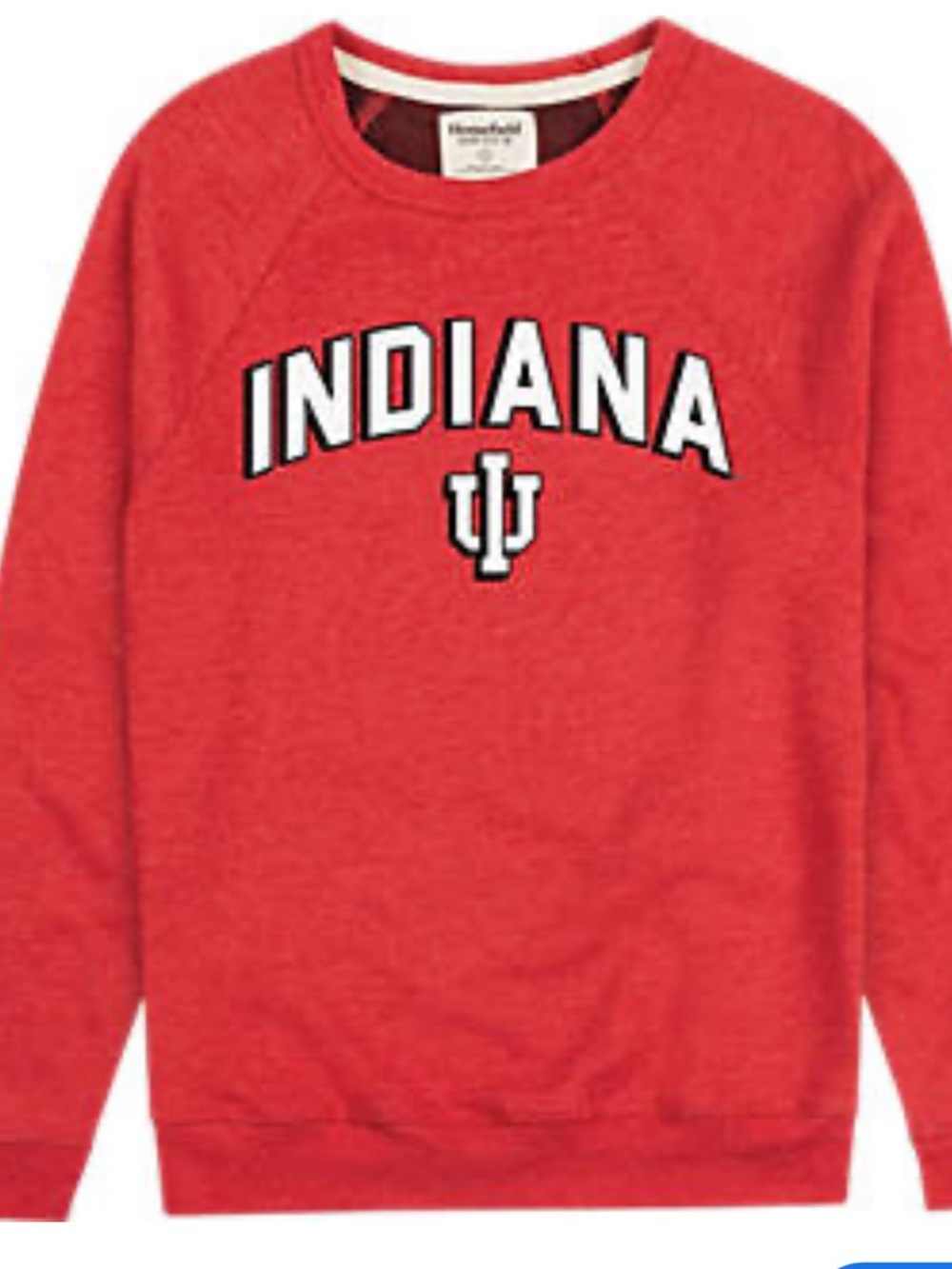 HOMEFIELD Indiana University Sweatshirt - size large